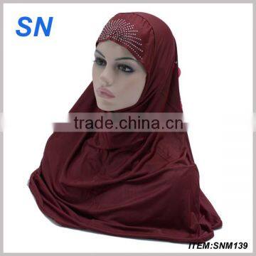 Fashion beautiful polyester hijab scarf