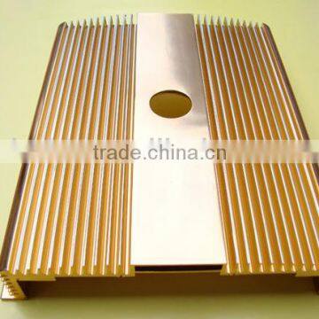 OEM cnc precision machining metal car amplifier front panel