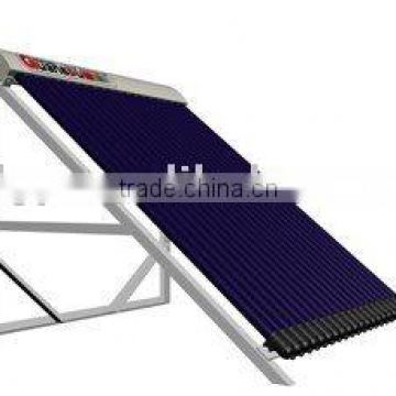 Three target glass solar tube