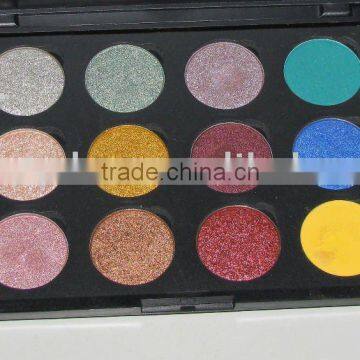 Latest! 12 Metallic Colors Ultra Shimmer Eyeshadow Palette, 12 Pearl Eye Shadow