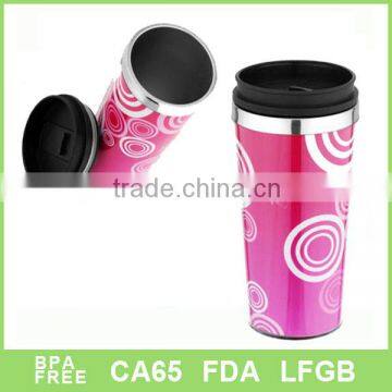 Best quality plastic insulated mug