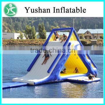 Water park floating games cheap Giant Inflatable Floating Water Slide