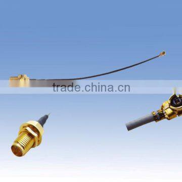 Antenna cable/antenna pigtail/connector SMA-Female to UFL with RG174