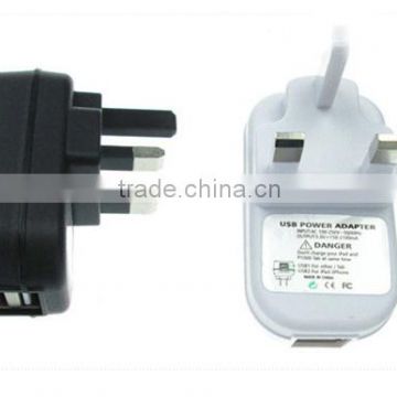 Dual Universal USB Wall Charger with UK Plug