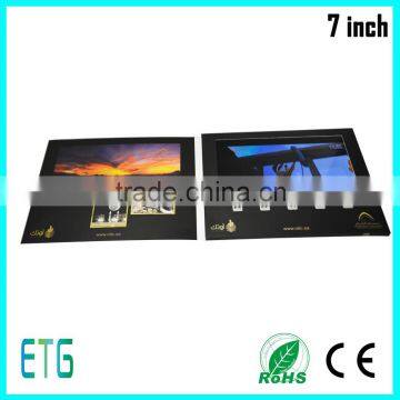 Digital Brochure With Video Greeting Card Lcd 4.3 Inch With Lcd Video Brochure Card