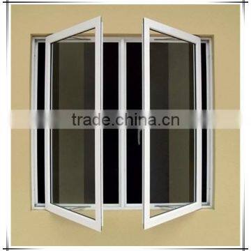 Fashionable new style high quality factory price aluminum double pane casement window