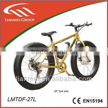 Mountain bike with electric motor