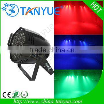 DMX 512 professional stage light rgbwa led 54*3w Aluminum LED par light