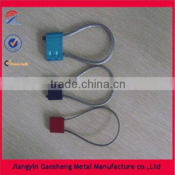 7x7 Different Colors Seal Locks Steel Cable