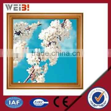 Wooden Decoration Glass Wall Mount Picture Frames