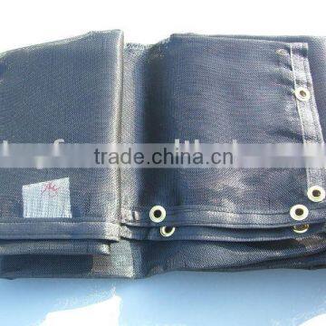 PVC Black Mesh Tarp