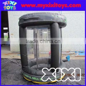 XIXI Customized Promotion Cheap Inflatable Money Machine,Cash Cube                        
                                                Quality Choice