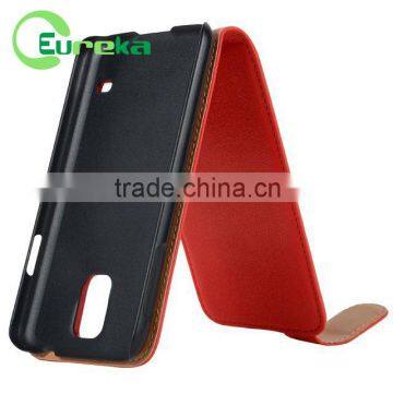 Hot sell leather flip case for Samsung S5