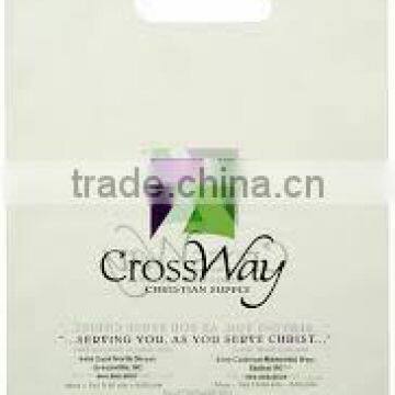 Cheap Printing Plastic Bags, EPI/D2W Additives Die Cut Handle photo-5