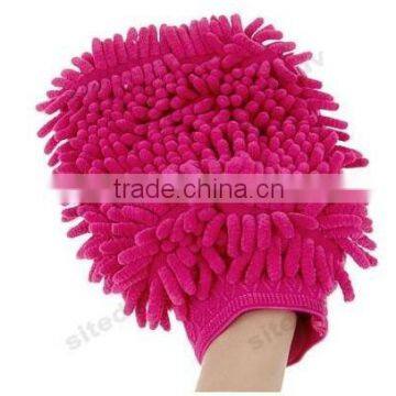 microfiber chnille car cleaning mitt