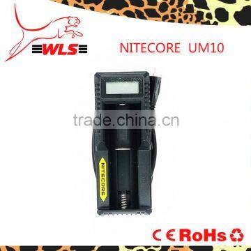 Wlspower Nitecore UM10 LCD Screen Black Single Charger UM10 18650 Li-ion Battery Charger Aaa aa Ni-mh Battery Charger photo-3