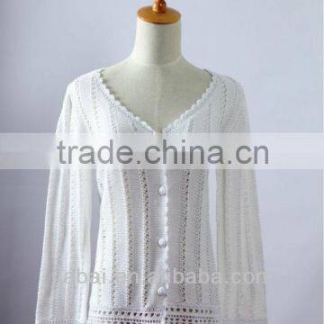 Crochet Long Sleeve Pullover