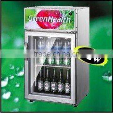 Bar beer cooler freezer glass door dispaly/Mini cooler for sale