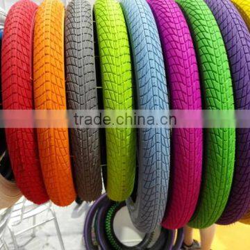 colored bicycle tires road 12 14 16 18 20 22 24 26 x 2.125 2.75 1.95 tyre for bike