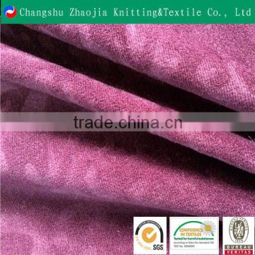 2016 new wholesale customization poly steam velour fabric from Suzhou manufacturer ZJ105