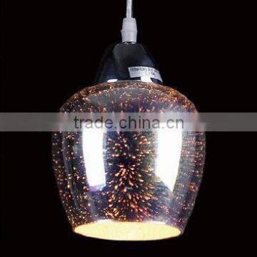 Home indoor lighting industrial hanging pendant light dining lamp 3D pendant lamp