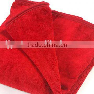 red color coral fleece blanket