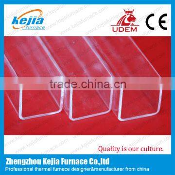 Customizable refractory high purity high-temperature pyrex square quartz glass tube