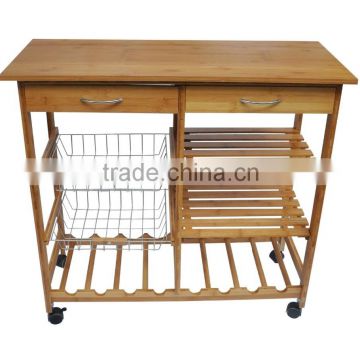 Bamboo Multi-functional kitchen island