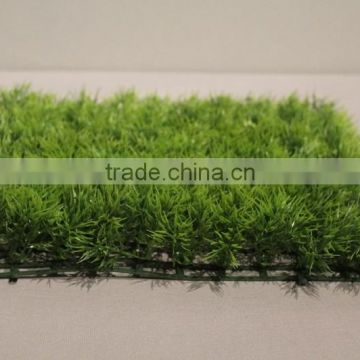 Wall Decorative Lush Plastic Indoor Green Artificial Needle Leaves Grass Mat Hedge for Sell