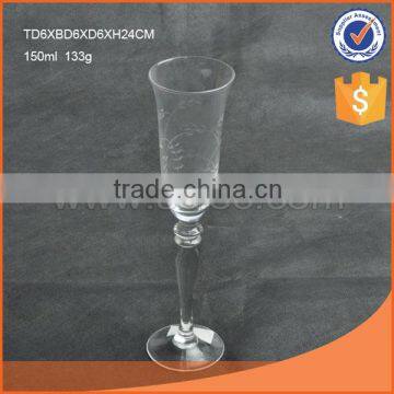 wholesale 150ml champagne stemmed glass