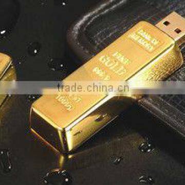 usb flash gold bar