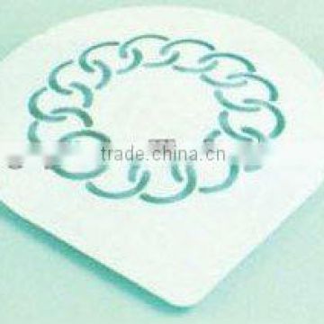 Birthday cake decorating designs plastic cake stencils