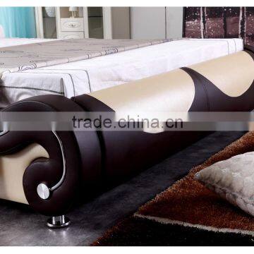 2015 New Modern Leather Bed SY1006 photo-3