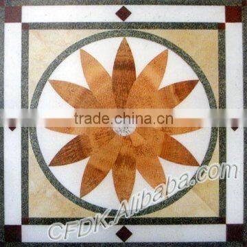 Waterjet Marble Medallion CFMD-043