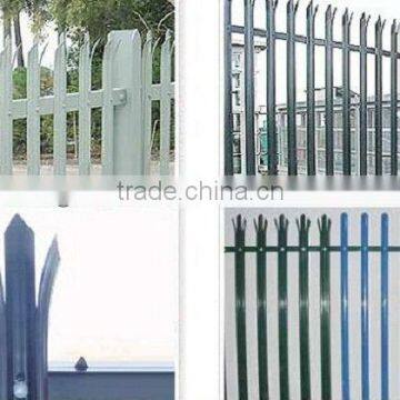 hot sale Galvanized Steel Palisade Fence