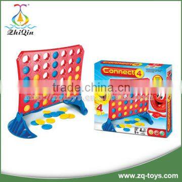 Good quality educational plastic connect 4 game for kids