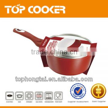 PFOA Free Ceramic Coating Forged Aluminium Sauce Pan