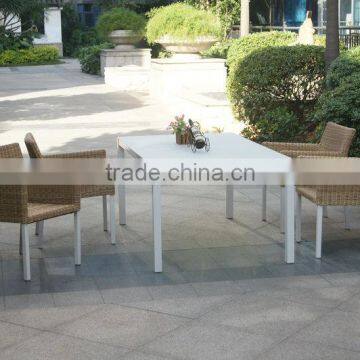 Online shopping dining outdoor table and chair, patio furniture of rattan