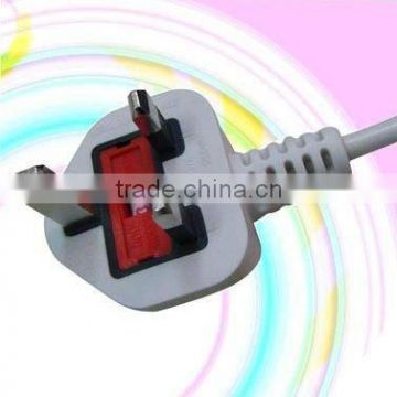 UK power cord with BSI plug