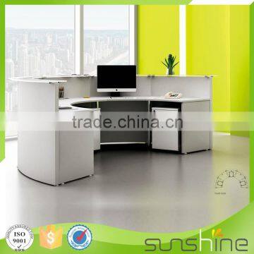 YS-RCT01 Cheap Reception Desk Nesting Desk Half Round Office Small Reception Desk photo-2