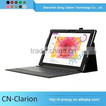 PU leather Flip Leather Case , Case for Microsolf Surface 3