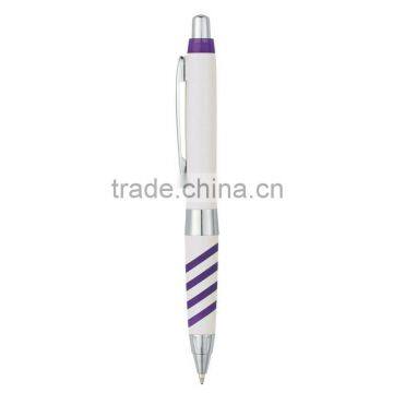 Calypso Pen-White Purple Side