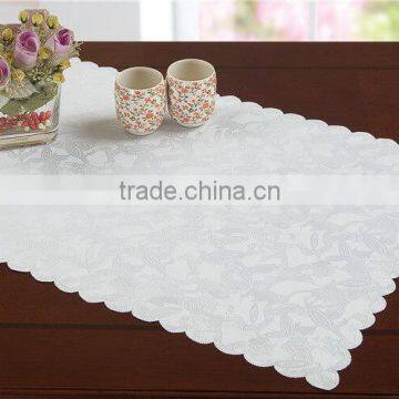 Dobby Striped Table Linens/ Polyester Tablecloth/Jacquard Tablecloth photo-5