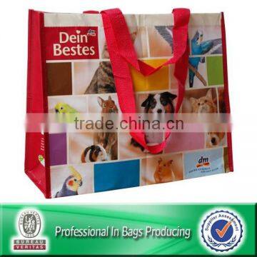 Wipe-clean rpet eco friendly custom reusable shopping bag