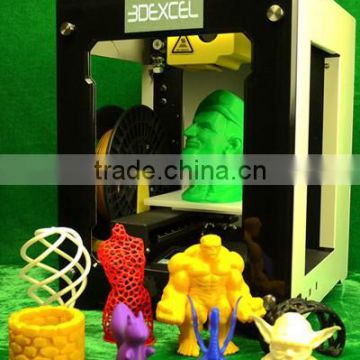 2014 Hot sale/3Dexcel Professional Desktop 3D Printer/Mini 3D Printer/ABS & PLA/FDM/Larger size/High quality/4.4inch OLED/