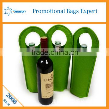 China manufacture Lightweight Single Wine Bottle Gift Felt bag