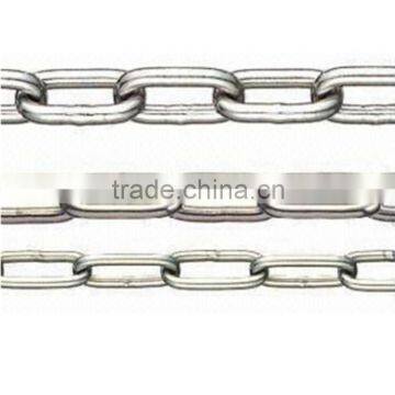 304 Stainless steel Burnished Link Chains,DIN5685C Standard Smmoth Polished Stainless ChainStainless Chain