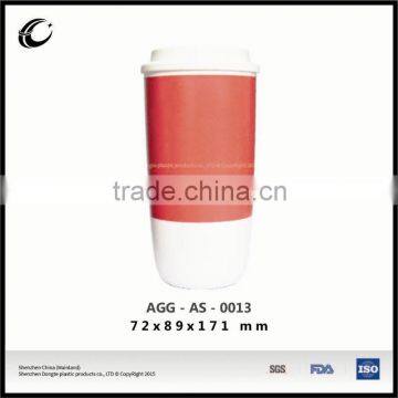 China Suppliers Plastic Travel Coffee Cup Frosty Plastic Mug Cup Plastic Drinking Mug With Straw photo-3