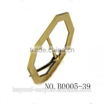 Anti Brass Brush Effect Hexagon Shape Buckle Bee House Shape Pin Bar Buckle for Handbag photo-2