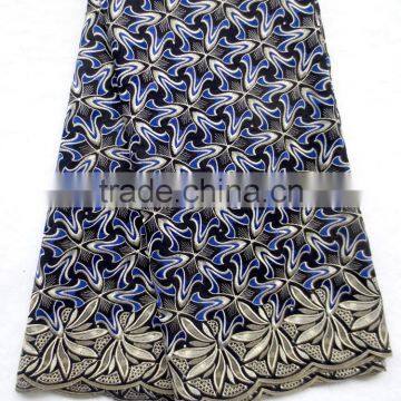 2016 Top Sale Fashion Heavy High Quality African Lace Fabric Swiss Voile Lace